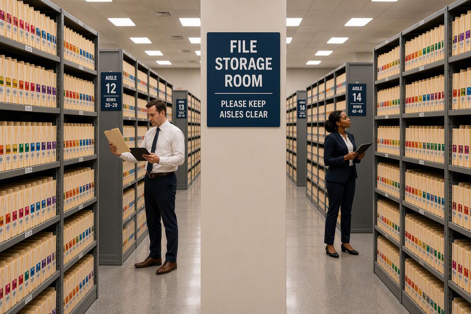Physical File Tracking for Regulatory Compliance