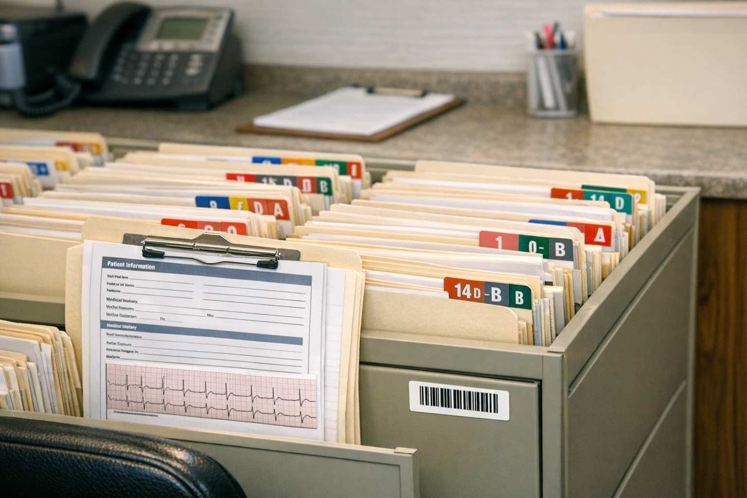 File Tracker Color Label Coded Files